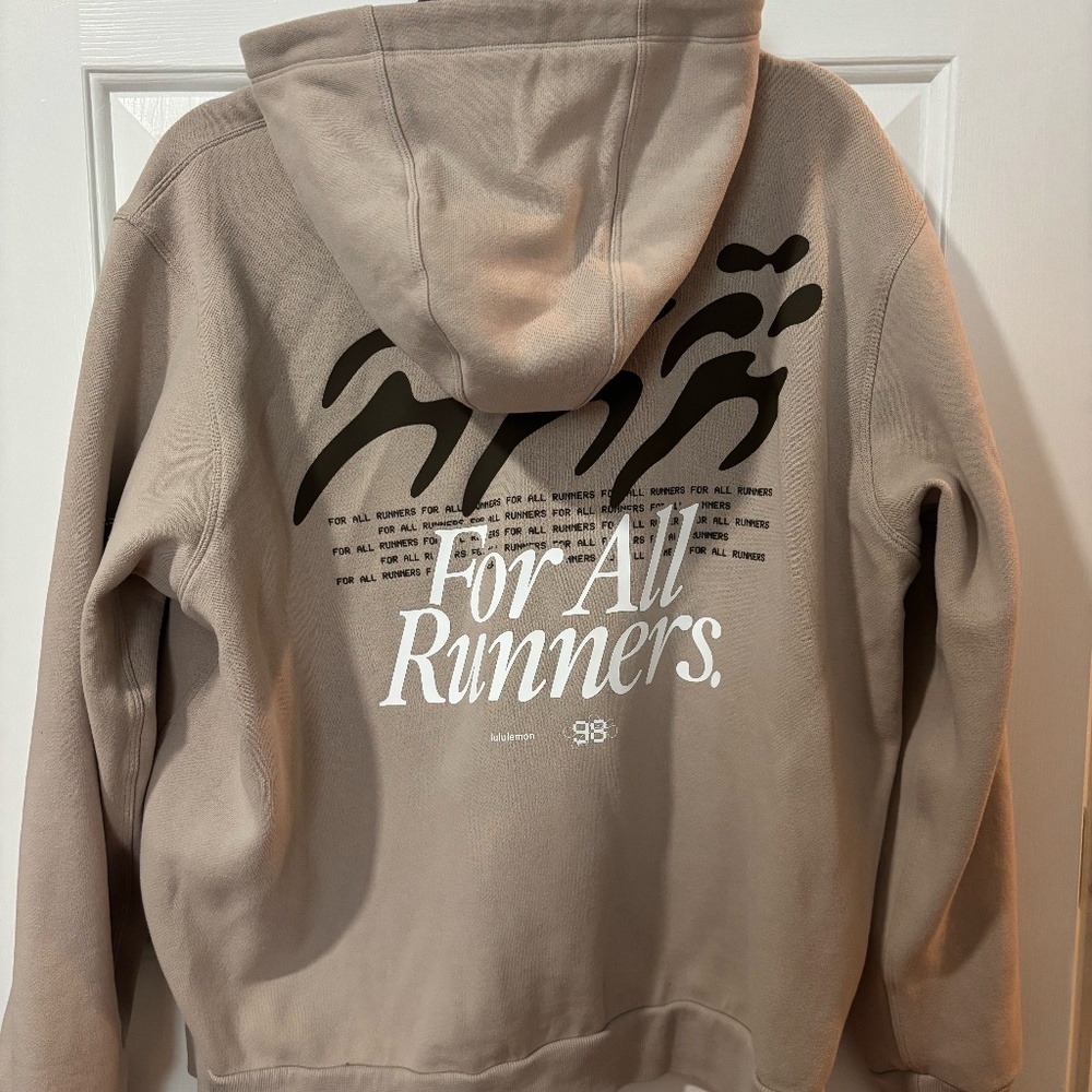 lululemon For All Runners Steady State Pullover Hoodie *Graphic MOVT M